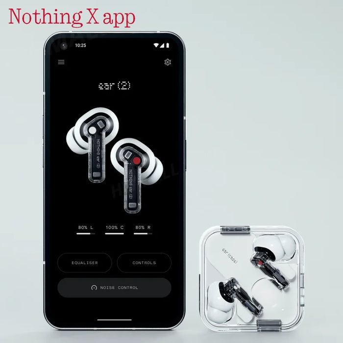 New Generation  Nothing Ear (2) Hi-Res Wireless Certification Dual Chamber Design Up to 40dB delivery on March 28 Ear 2