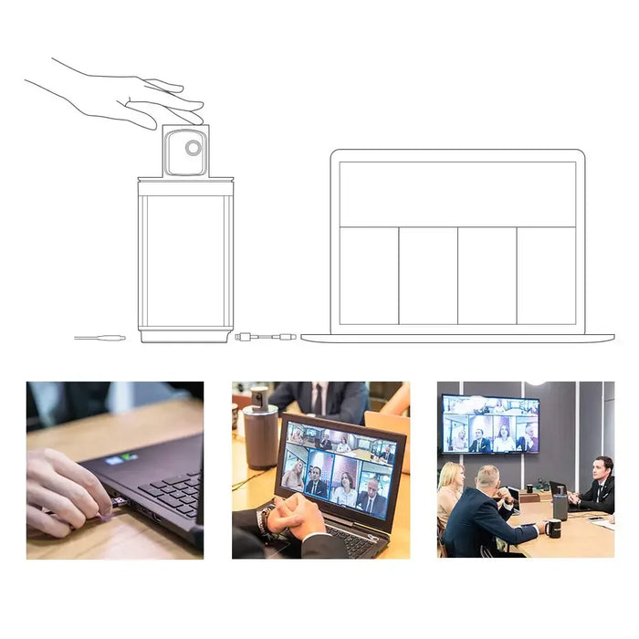 KanDao 360 All-in-one Conferencing Camera Meeting Smarter & Auto-focus Omni-directional Mics