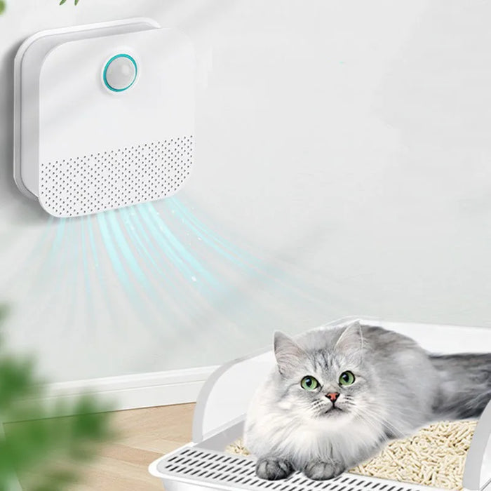 Smart Pet Odor Eliminator, Air Purifier, Self Cleaning Litter Box for Cats, Ozone Deodorizer, Toilet Sandbox Items