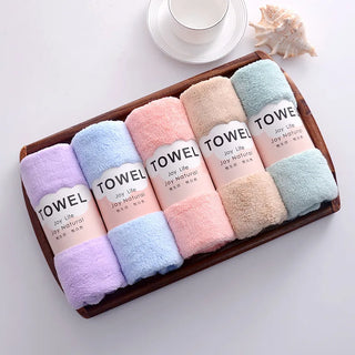 Face Towel Thickened Microfiber Absorbent High-density Coral Fleece Towel Quick Dry Clean Face Soft Absorbent Towel