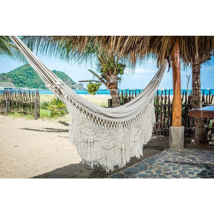 Handmade Lace Mayan Hammock Sleeping Hammock Pendant for Outdoor Garden Furniture Hanging Hammocks for Leisure Chair Foot Adults