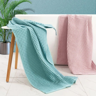 100% Cotton Waffle Bath Towels Set for Adult Child Highly Absorbent Bathroom Towels Home Kitchen Waffle Towel 33x72cm 70x140cm