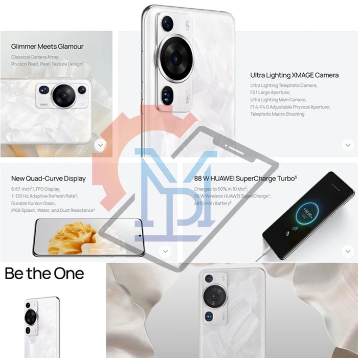 Original Huawei P60 Pro 6.67 Inches Kunlun Glass Screen Snapdragon 8+ Gen 1 HarmonyOS 3.1 IP68 Waterproof Smartphone