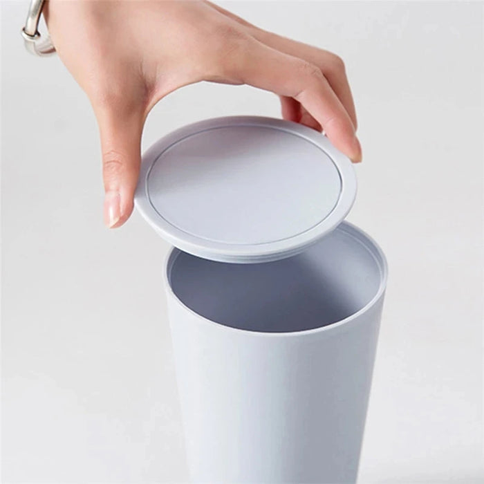 Car Mini Waste Bin Basket Container Table Trash Bin Cleaning Barrel Small Trash Can Auto Car Interior Accessories