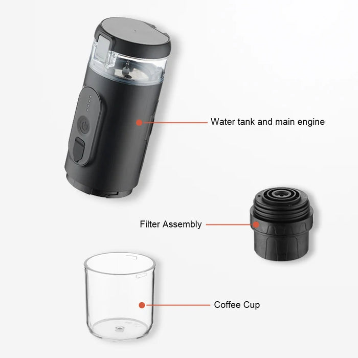 Outdoor Can Heating Water Portable Espresso Machine