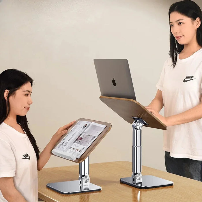 Eary Reading Stand 23-31cm Height Adjustable Tablet Stand Holder Desktop IPad Stand 180° Angle Adjustable Book Bracket