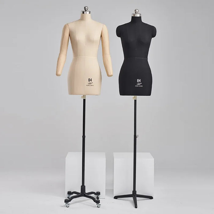 Sewing Mannequins Female Tailor Upper Body Mannequins for Clothing Design Can Be Pined Professional Display Stand Model U