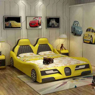 Children's bed creative room cartoon car sports car multifunctional boy furniture girl cot