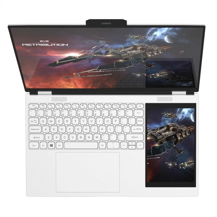 15.6-inch IPS 2K four-sided narrow screen 7-inch IPS Touch screen Dual-screen Laptop Intel N95  256GB 4 Core 4 Thread 3.4GHz