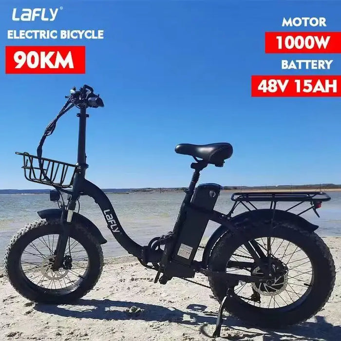 New Ebike Powerful 1000W 48V 15AH Electric Bike Adult Bicycle Snow Mountain 20 Inch Folding Fat Tyre Ebike For Man Women