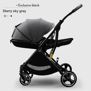 2021 New Baby Stroller 3 In 1 Portable Pram Lightweight High Landscape Aluminum Frame Baby Carriage