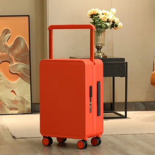 Fashion Width Draw-Bar Luggage Universal Wheel Light Luxury 20 24inch Boarding Bag Good-looking Trolley Suitcase Male And Female