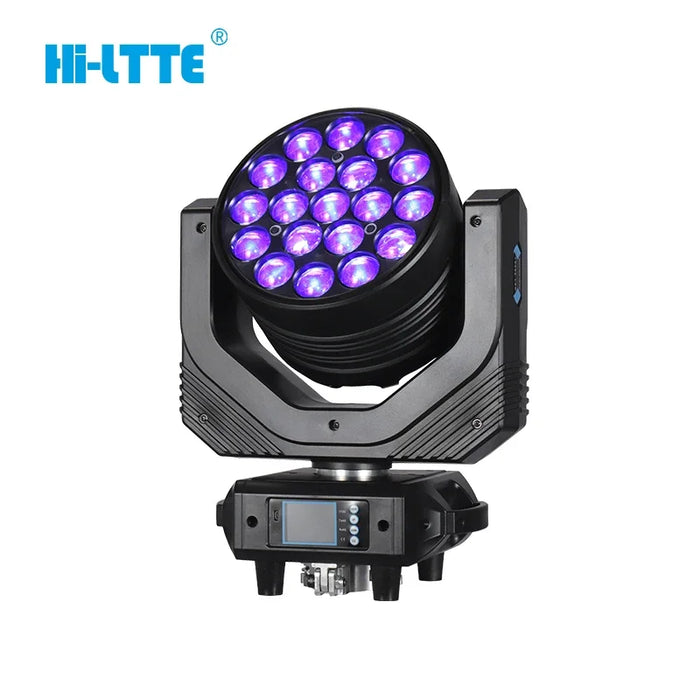 high power brightness 19pcs 40w led rgbw 4in1 zoom wash moving head light