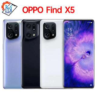 Original OPPO Find X5 5G Mobile Phone 6.55" AMOLED 120Hz Screen Snapdragon 888 Android 12 Camera Fast Charging 80W Smartphone