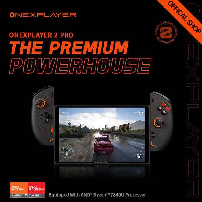 ONEXPLAYER 2 Pro AMD R7-7840U PC Game Console Removable Handle 5 in 1 Laptop Tablet 8.4 Inch 2.5K IPS Screen Windows11 Computer