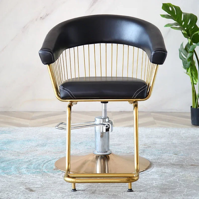 Net Celebrity  Salon Furniture Special Stainless Steel Hair Cutting Lift Hairdressing Barber Shop Chair