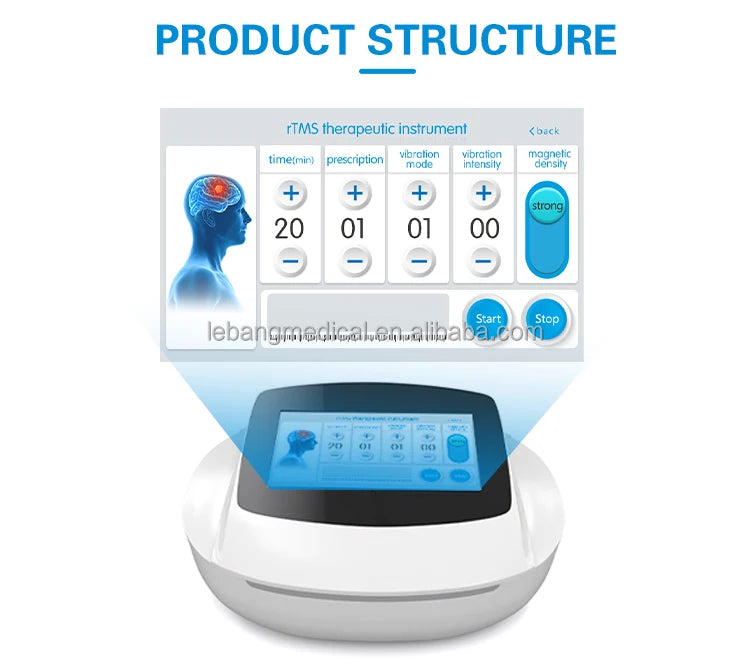 rTMS Transcranial Magnetic Stimulator Parkinson's Disease Insomnia Anxiety Depression Treatment Instrument