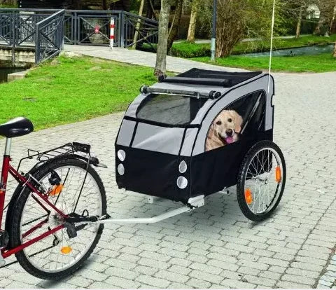 Amazon hot sell Best dog bicycle trailers for pets