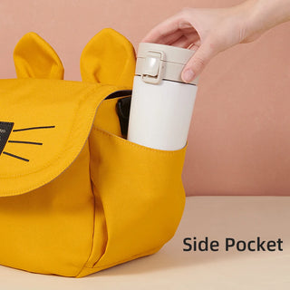 Sunveno Cat Diaper Bag Large Capacity Mommy Travel Bag Maternity Universal Baby Stroller Bags Organizer