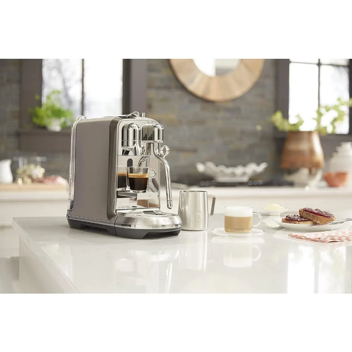 Coffee Espresso Machine Brushed Stainless Steel Coffee Makers of Capsules Maker Capsule Italian Kitchen Appliances Home