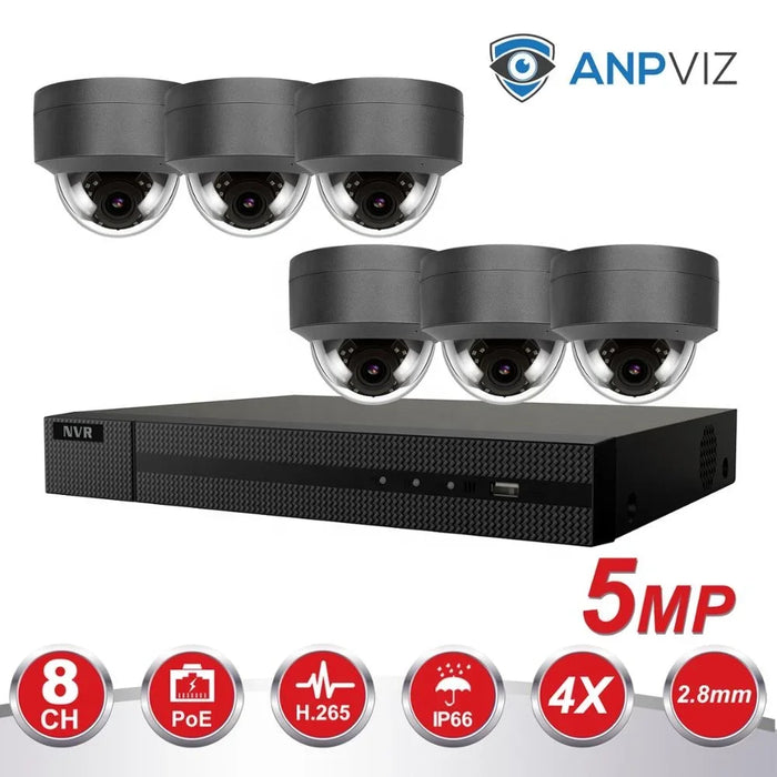 Factory Custom 4k Cctv Ip Kit Hk 8ch Poe Nvr Camera Network Security Outdoor Surveillance Camera