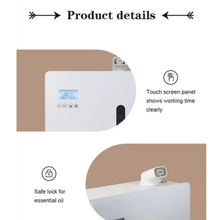 Smart Scent Air Machine For Home Waterless Essential Oil Diffuser Cover Up to 3000m³ Aromatherapy Diffuser For Large Room Office