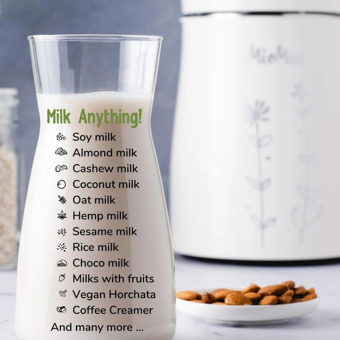 Maker | Make 40oz of Natural Almond , Soy Oat , Coconut Milk, and more ... + Soups,