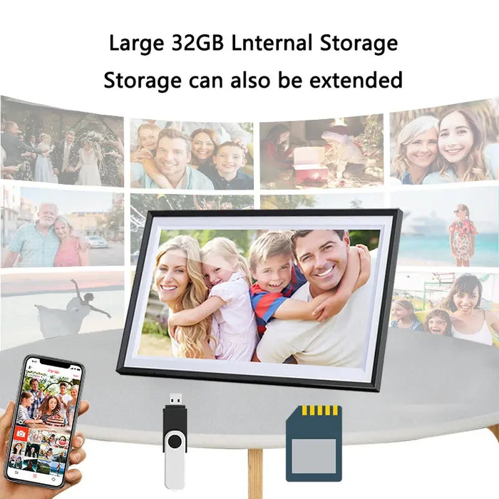 Bozz 10 Inch Android Digital Electronic Acrylic Picture Wifi Cloud Memory Album Frame Video Digital Photo Frame