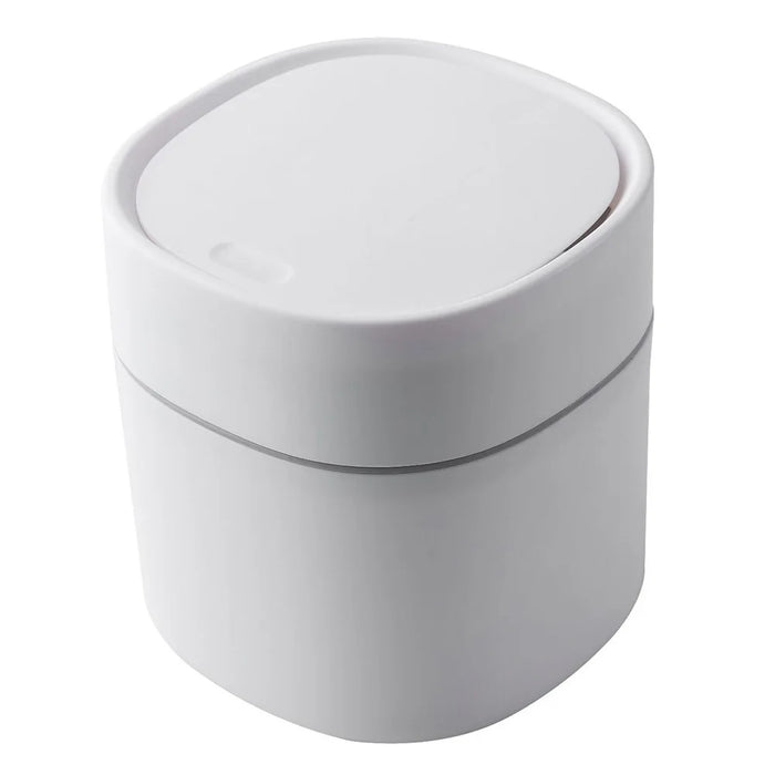 Mini Desktop Multifunctional Trash Can Home Car Storage Bucket Accessories With Lid Garbage Bin Style Living Room Office