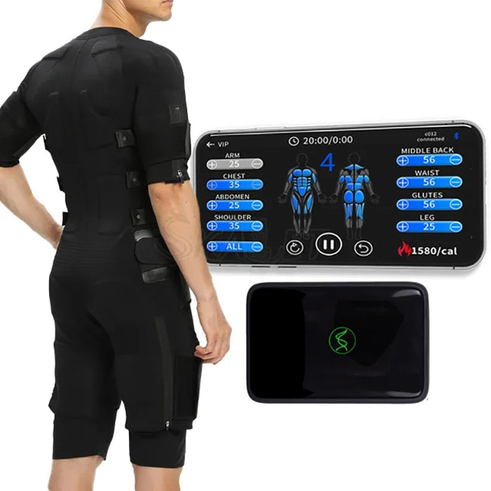 Wireless EMS Suit Fitness Electro Muscle Stimulation Whole Body Muscle Training Body Sculpting Machine