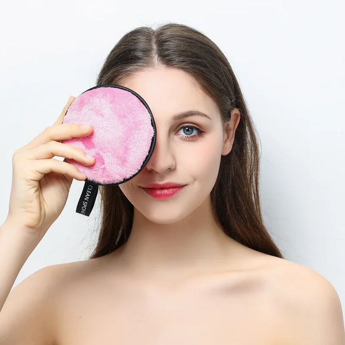 Makeup Remover Pads Reusable Cotton Pads Makeup Eraser Microfiber Facial Towel Face Cleaner Cleaning Wipes Makeup Remover Towel