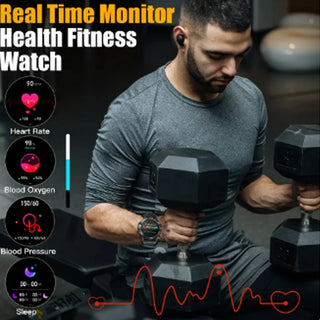 for Huawei Honor80 Pro  VIVO Y75 5G Global/T1 5G India/Y55 5G OPPO Bluetooth Smart Watch Phone Smartwatch Heart Rate Men Sports
