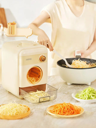 220V Electric Vegetable Cutter Large Diameter Multi-functional Household Automatic Roller Grater Potato Slicer Kitchen Tools New
