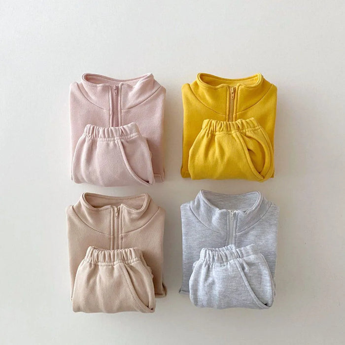 Baby Boy Girl Clothes Set Infant Kids Cotton Tops Jacket Pants Suit Toddler Boys Sweatshirt Trousers Clothing 2pcs/set Tracksuit