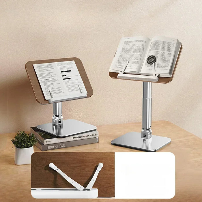 Eary Reading Stand 23-31cm Height Adjustable Tablet Stand Holder Desktop IPad Stand 180° Angle Adjustable Book Bracket