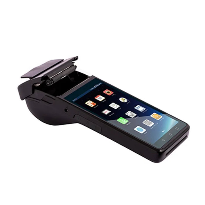 Luckydoor M500 PDA android handheld pda barcode scanner mobile terminal android with 58mm receipt printer