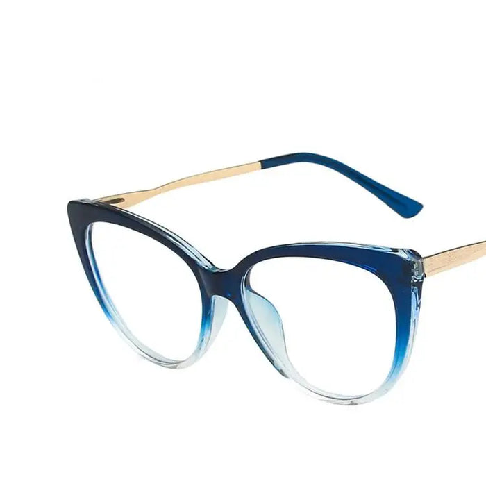 2023 new flat lens blue light proof cat eye vintage eyeglass frame glasses frame