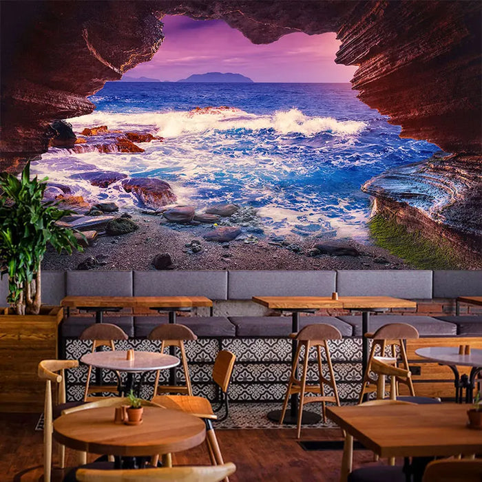 Custom papel de parede 3D painting Natural Scenery Cave wallpaper for living room mural TV background art wall paper home decor