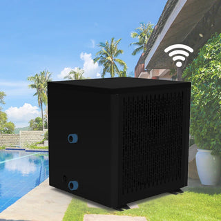 Smart wifi R32 above ground pool heater R32 gas electric water heater for swimming pool