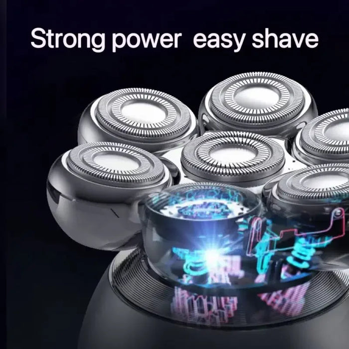 5 In 1electric Shaver Mens Cordless Rechargeable Wet Dry Waterproof Razor Electric Head Hair Shaver