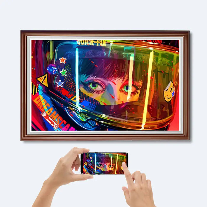 Pictures play screen 22 32 43 "digital HD picture frame intelligent art electronic album picture frame advertising display