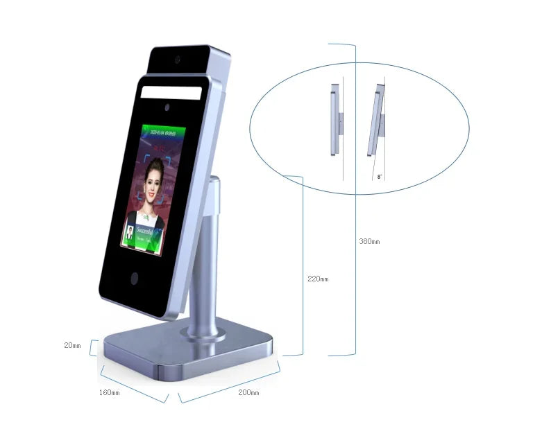 2020 New face recognition time attendance system facial recognition attendance system