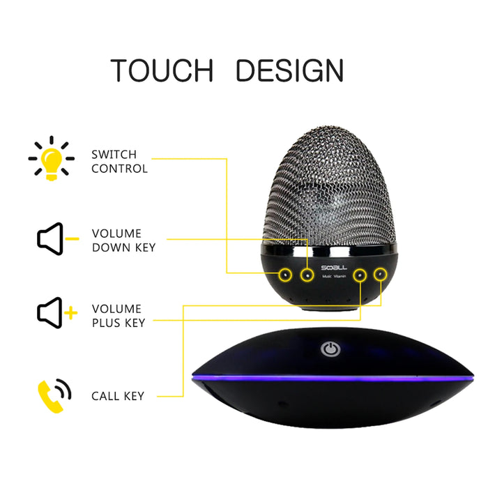 Air Speaker Portable Superior Sound Quality Speaker 360 Degree Hifi Surround Sound Magnetic Floating Leviating Speaker