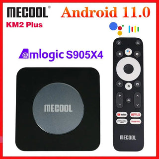 Mecool KM2 Plus 4K ATV Box Amlogic S905X4 Google Netflix Certified  Android 11 TV Box Update From KM2 Media Player USB3.0 BT5.0