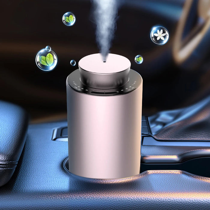 Car Diffuser For Essential Oils Air Freshener Built-in Battery Fragrance Diffuser Operated Cordless & USB Aromatherapy Diffuser