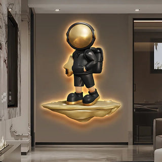Home decorations light and extravagant doorway space astronaut living room corridor LED lamp painting