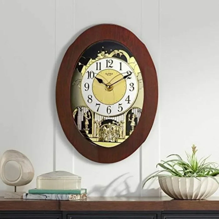 Rhythm Clocks "Grand Nostalgia Entertainer" Magical Motion Clock