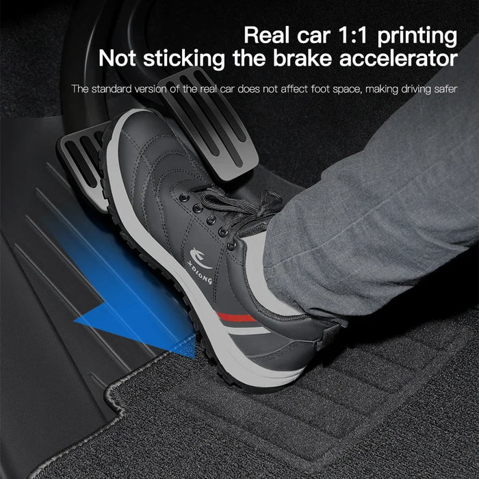 YZ For Tesla Trunk Mat Model Y Model 3 Floor Mat 2021-2023 Luggage Mat   TPE waterproof Anti-Slip Set Floor Liner Mat