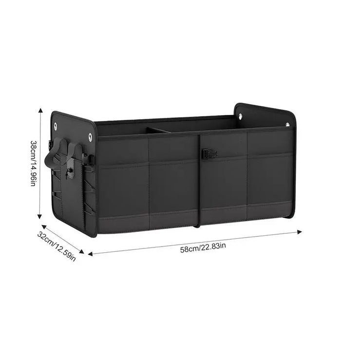 60L Auto Car Trunk Organizer Multi-compartments Collapsible Portable Foldable Durable Suv Car Organizer For Car SUV Truck