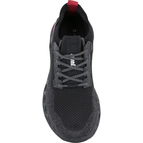 Jump Black-Red Men 'S Sports Shoes daily use casual lightweight high-based daily business running shoe black and khaki color